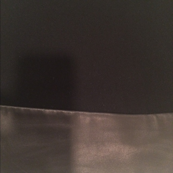 MINT Rag & Bone Black Tunic With Leather Trim - Picture 6 of 6